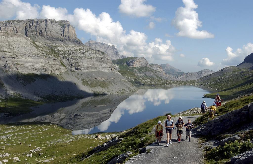 Le Bristol Leukerbad Eksteriør billede